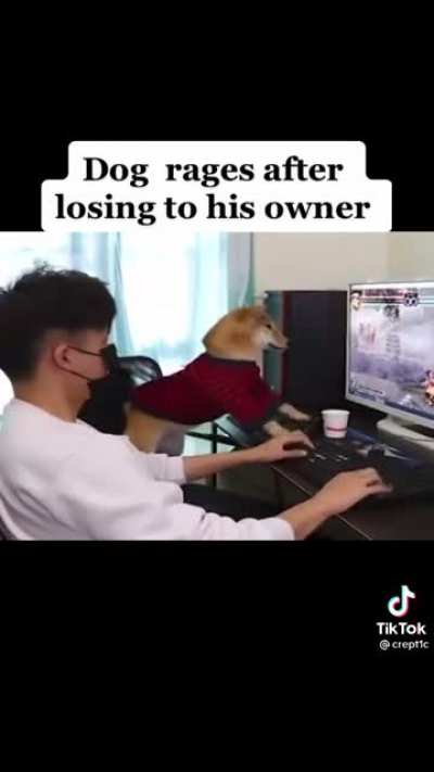 “Dammit Todd you always win”