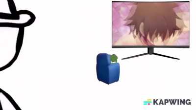 Anime when your parents walk in