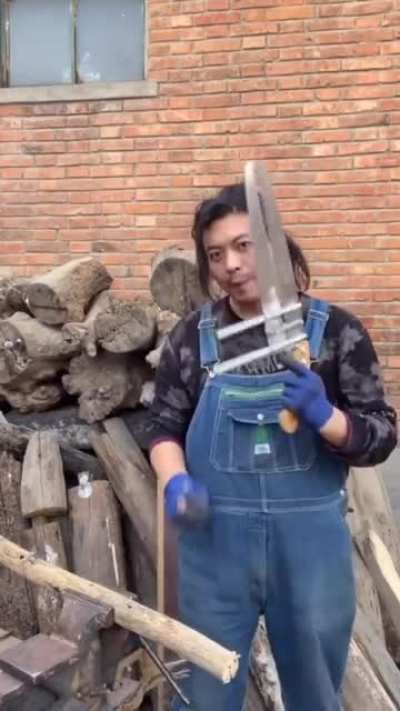 Homemade hand saw