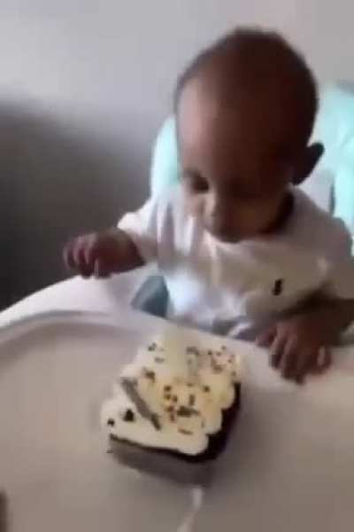 Just a baby having fun.