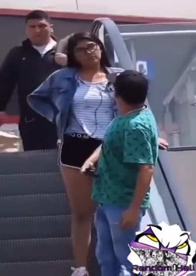 He definitely saw that girl from somewhere