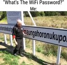 What s the wifi password?