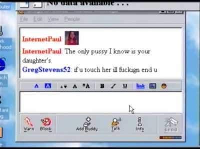 Paul Perkenstein, Defender of his manhood, Roaster of greg
