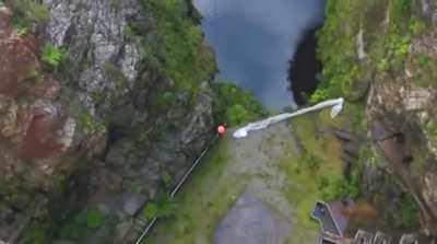 The Magnus Effect - When a small amount of spin is added to a dropped object, the object moves forward