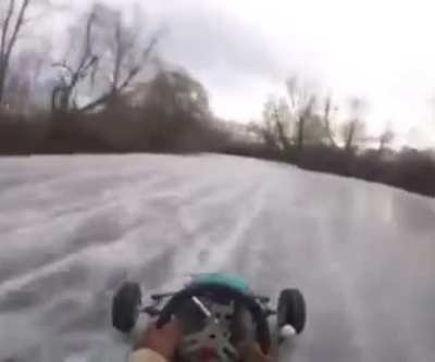 Ice karting look fun