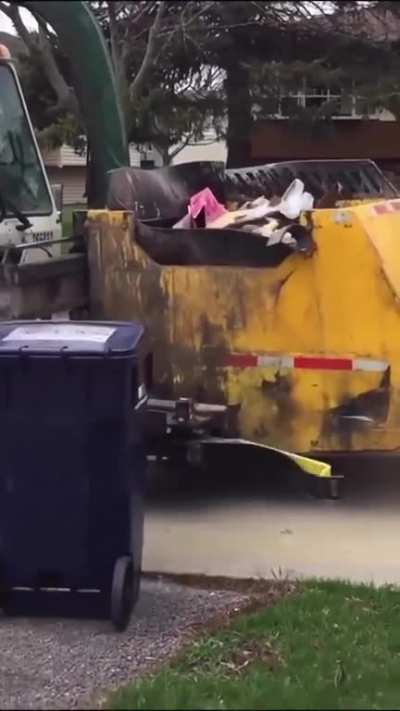 Trash day fun