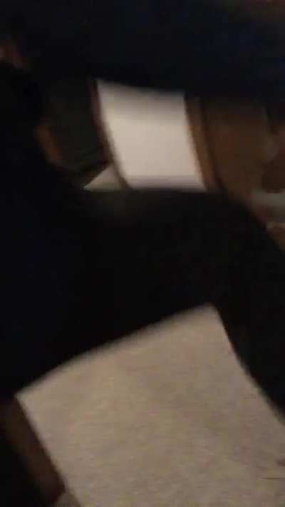 Karen Kicks Open Door