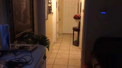 Mimic of my 10 yr old brother saying “mom”. Dad was home alone trying to record his dog playing fetch. “He’s Not tech inclined”. Just happened to catch a voice. House was always very creepy growing up. We have all experienced our own “acti<wbr>vity”<wbr>.
