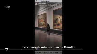 High school teacher Ana Hernández, who uses Rosalía's work to teach Goya, is one of 10 finalists for the Global Teacher Prize 2026