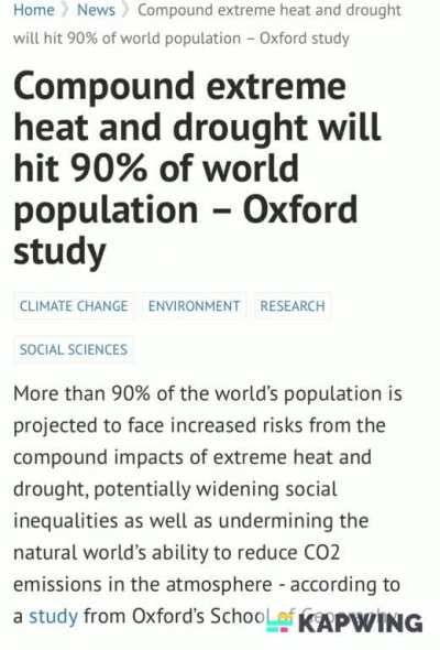 On the optimistic side, maybe society will collapse