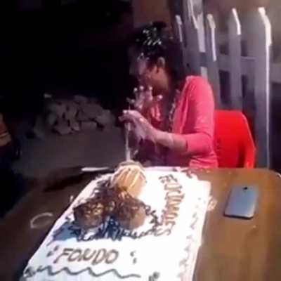 Funny cake.