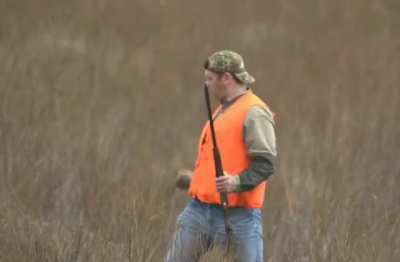 Catching a flying bird with bare hands