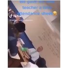 Watch the teacher getting baffled.