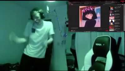 streamer decides to listen to a song suggestion (song title in comments)