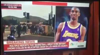 On live TV too
