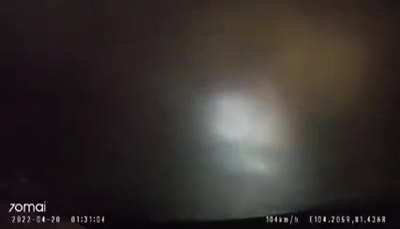 WCGW driving at 130kmh/80mph with low visibility