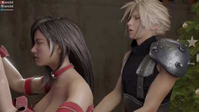 Xmas With Tifa (ero3d) [Final Fantasy 7]
