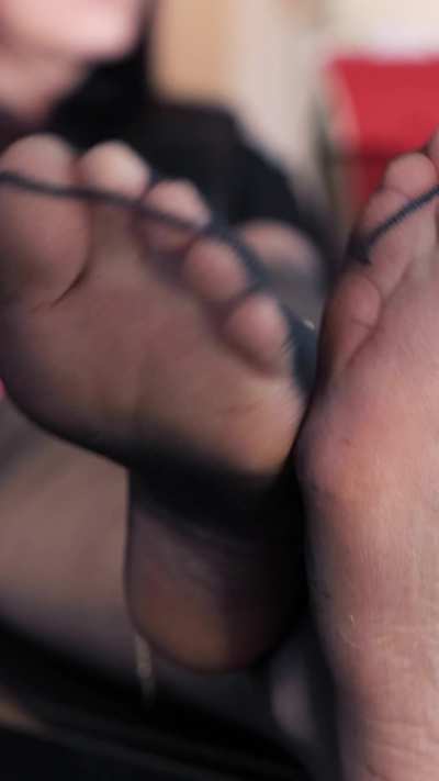 Can you finish to my feet?