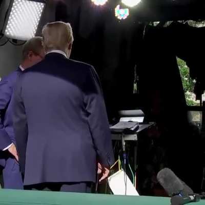 Caught on hot mic — Trump: 