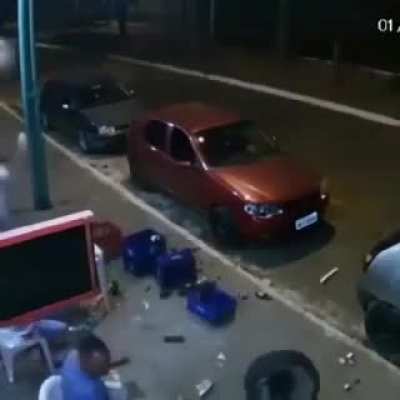 Injured guy chillin' with his friends