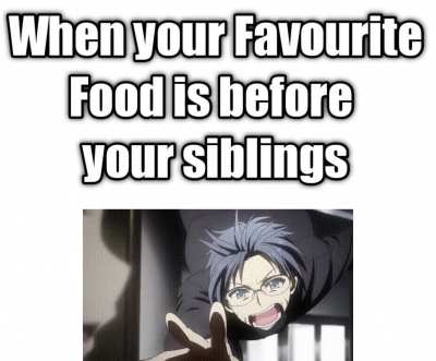 Food and Siblings