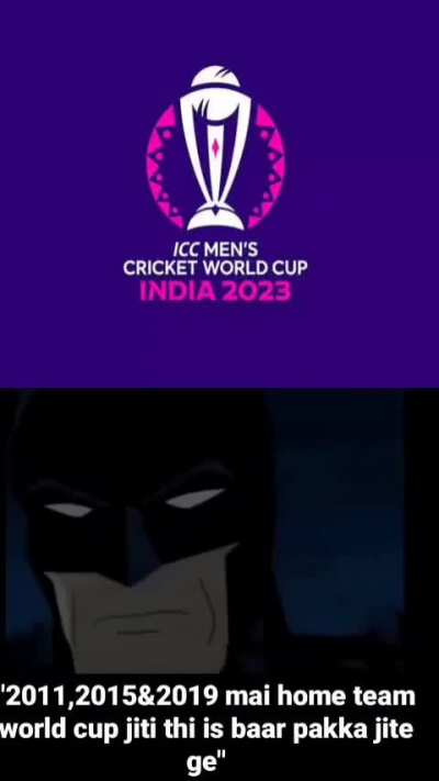 T: 2011, 2015, 2019 wc home teams where the champions this time definitely we are gonna win
