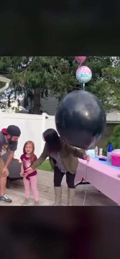 Smacking your child in the mouth in the middle of your Busch-league gender reveal