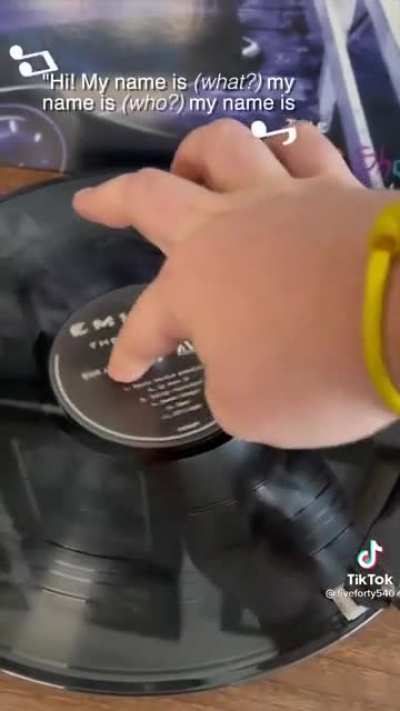 Backmasking on 1999’s The Slim Shady LP