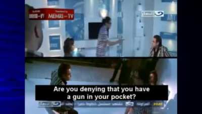 Egyptian actor is on a prank TV show and is told that his interviewer is Israeli