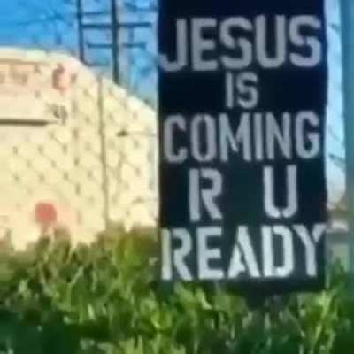 Jesus is gonna hit you.
