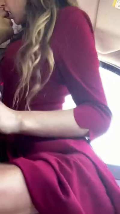 cowgirl in the car