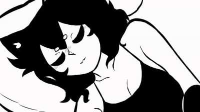Cat lady knows how to stroke
