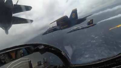 Cockpit view of the 