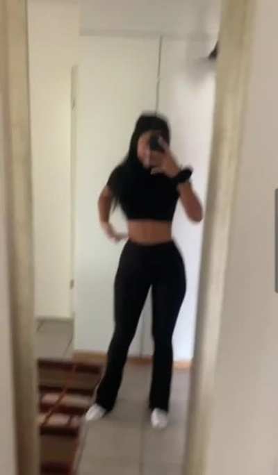 I've been losing some weight and I feel a lot more comfortable in my body. Does it look weird that my waist is so small and my hips so wide?