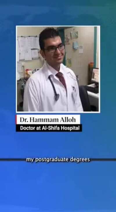 American journalist asks surgeon in Palestine why he refuses to leave the North of Gaza (After this interview, him and his family were killed)