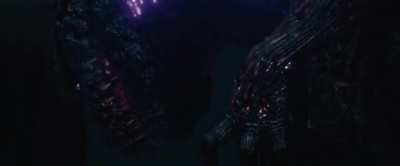 This was easily one of the most spectacular atomic breath sequences in all of Godzilla's franchise. It feels like something out of a Neon Genesis Evangelion.