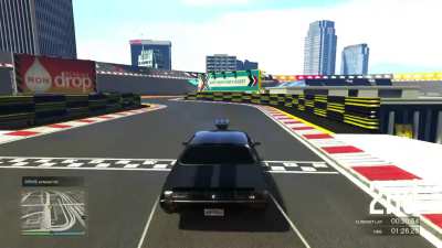 I try to race clean, but this guy would PIT me every time he caught up to me. Gave him the 1-2 yeet off the track