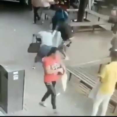To beat woman in front of public