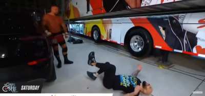 Ricochet getting destroyed by Bron Breakker. 🥵😍🥰😋🤤<wbr>😩💦