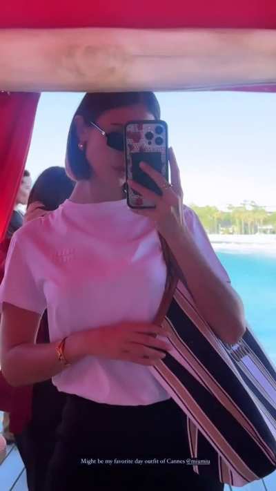Wearing Miu Miu