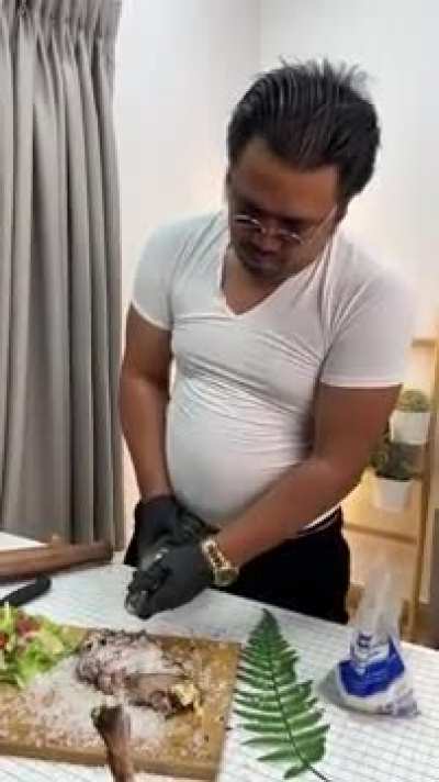 For those that intensely dislike Salt Bae