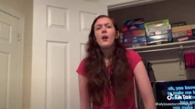 Trying to hit Mariah Carey’s whistle tones