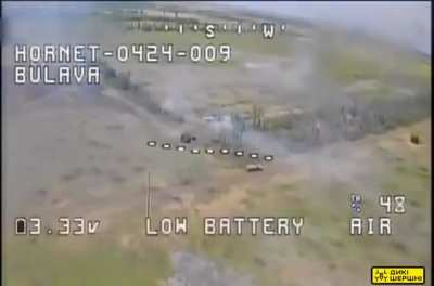 Footage by the Ukrainian drone unit 