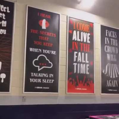This was how Gillette Stadium welcomed Abel for tonight’s show