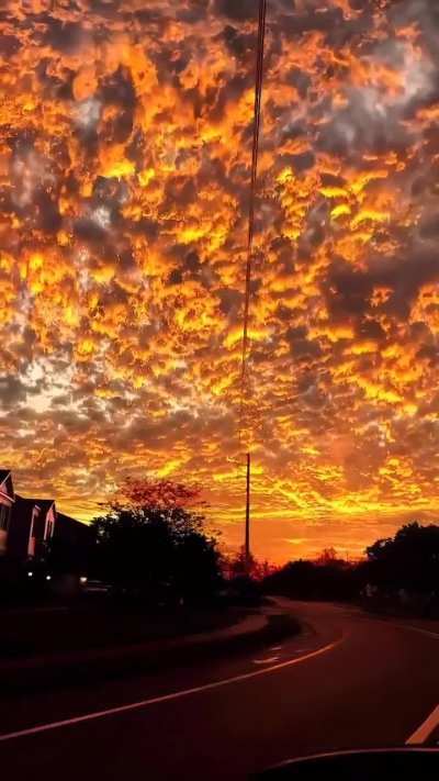 This sunset pattern