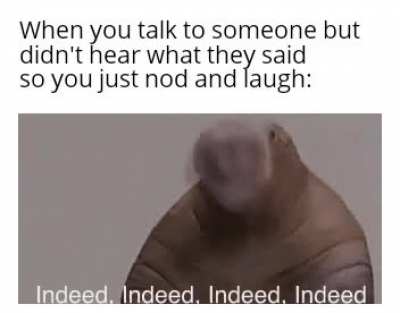 Pray it wasn't a question