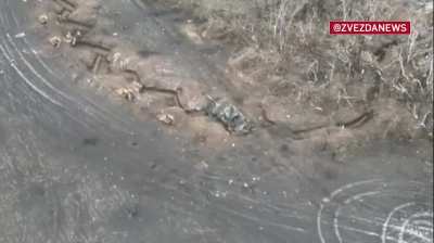 Fiber-optic and FPV drones strike Ukrainian positions and equipment, including Leopard 1A5 and Leopard 2A4 - Pokrovsk