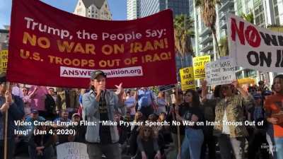 “But the people of Iran; the people of Iraq; if you take way the different language; you take away the different culture; we have a lot in common with them right? What’s life like there? You go to work, try to save a little bit of money to have a future.”