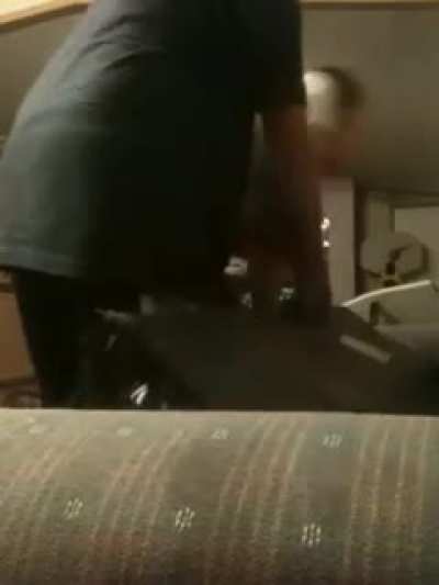 This kid was screaming for his life