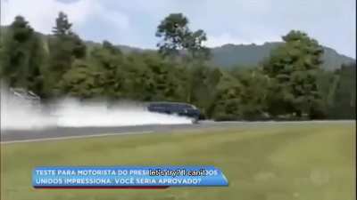 Someone sent this Brazilian TV station a video of forza horizon driving a limousine and they thought it was a test to be the driver of the American president (subtitles made by me)